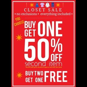 ✴️ CLOSET SALE - 2 DAYS ✴️ options options options